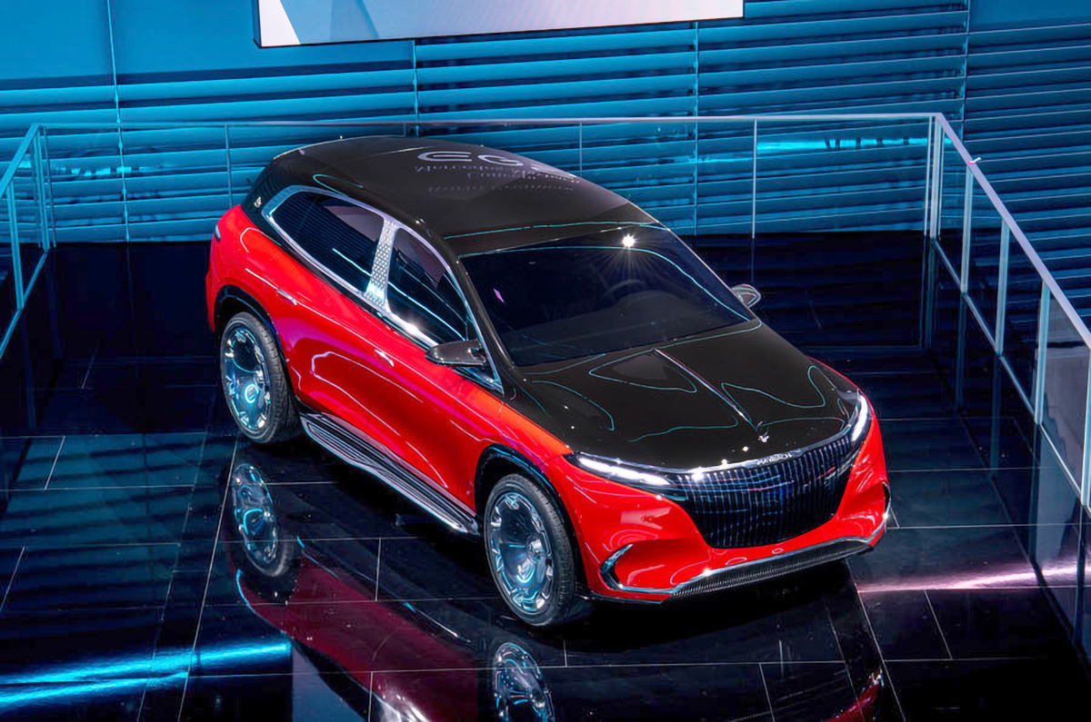 Concept SUV Mercedes-Maybach chạy hoàn toàn điện được công bố trong Triển lãm Munich hồi tháng 9