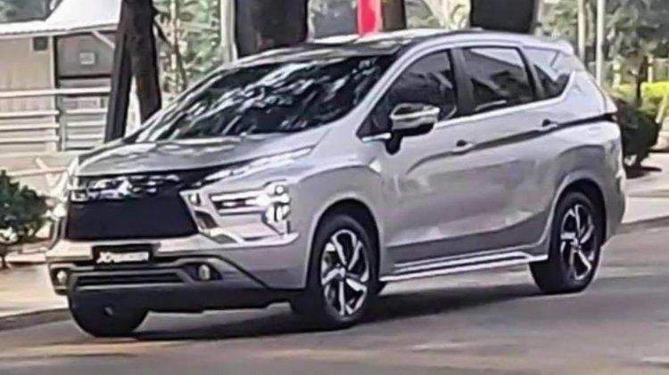 Bức ảnh Mitsubishi Xpander 2022 bị bắt gặp lăn bánh trên đường phố trước đó