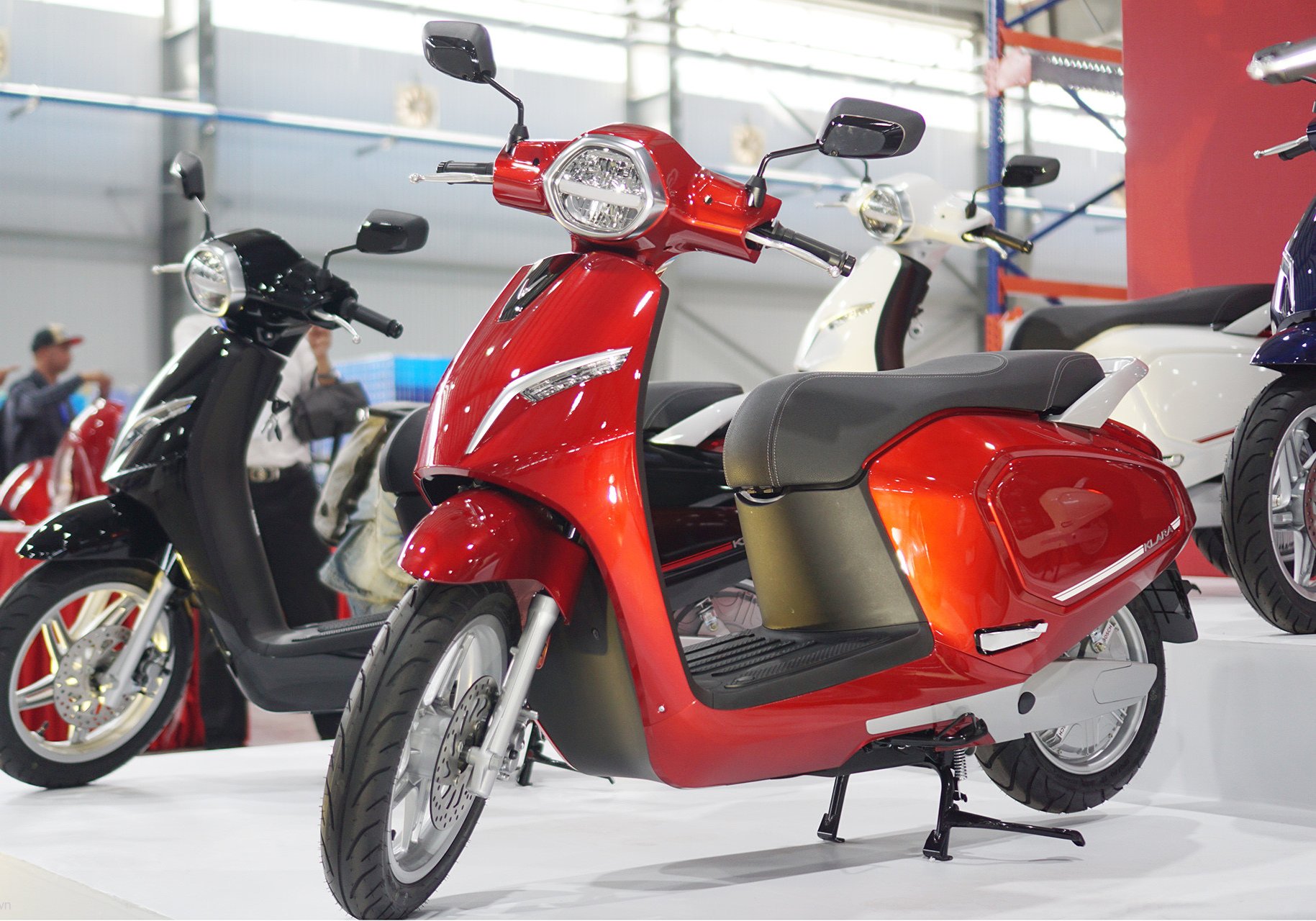 Hình ảnh xe máy điện VinFast Klara đang phân phối tại thị trường Việt Nam.