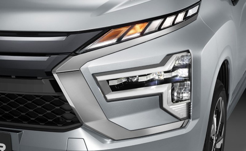 Mitsubishi Xpander 2022 đã được thay đổi cụm đèn pha và lưới tản nhiệt kiểu mới