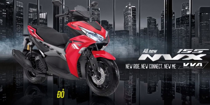 Yamaha NVX mới sẽ được phân phối tại Việt Nam với 5 tùy chọn