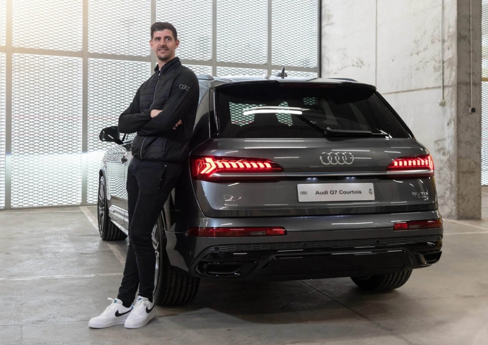 Courtois hài lòng với chiếc Audi q7