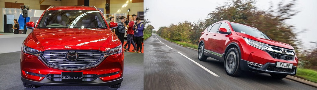 So sánh Mazda CX-8 và Honda CR-V