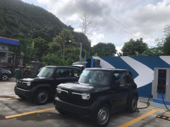 VinFast VF3 thử nghiệm sạc trên núi