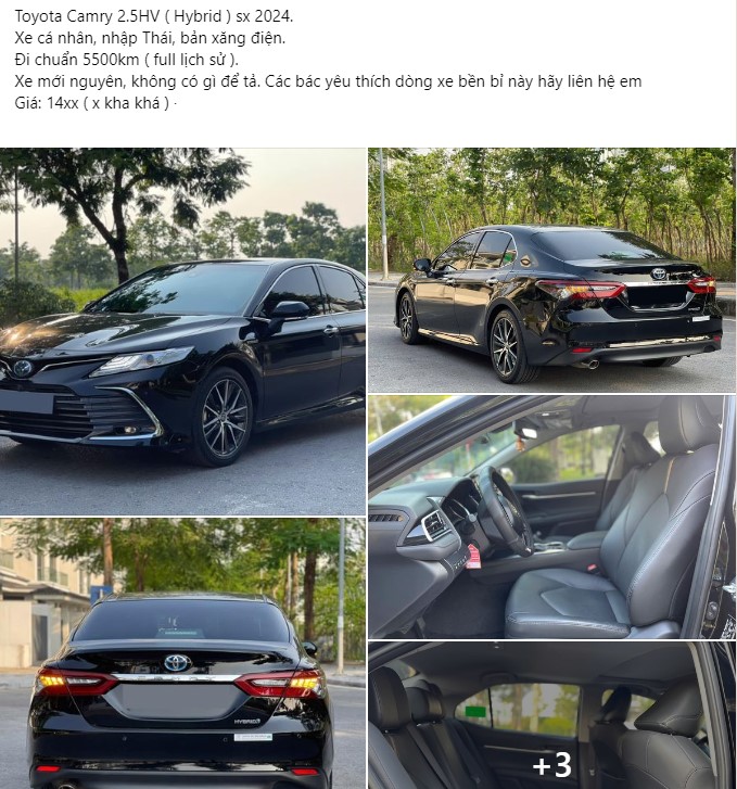 Đánh giá Toyota Camry hybrid 2024 siêu lướt có gì