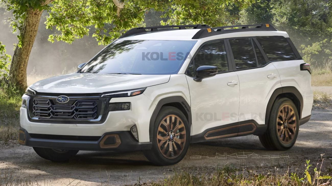 Hình ảnh phác họa mới nhất của Subaru Outback 2026