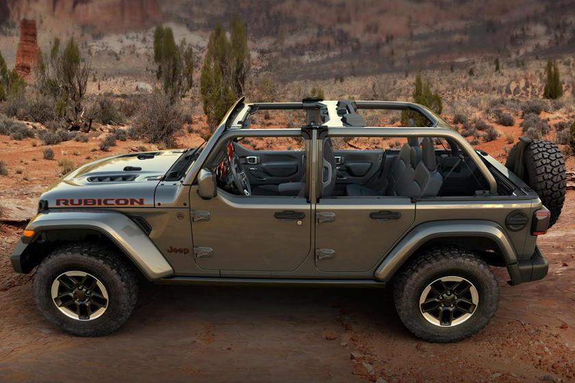 Jeep Wrangler được trang bị tùy chọn Half-Doors đậm chất off-road