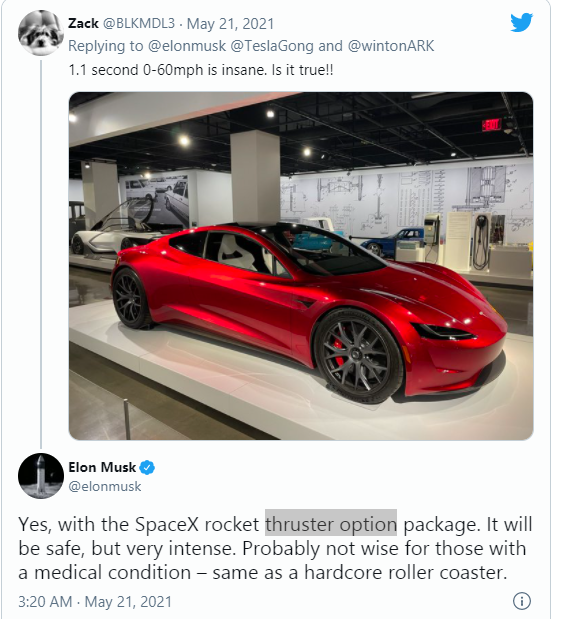 Elon Musk xác nhận sự thật về màn chạy nước rút 1,1 giây