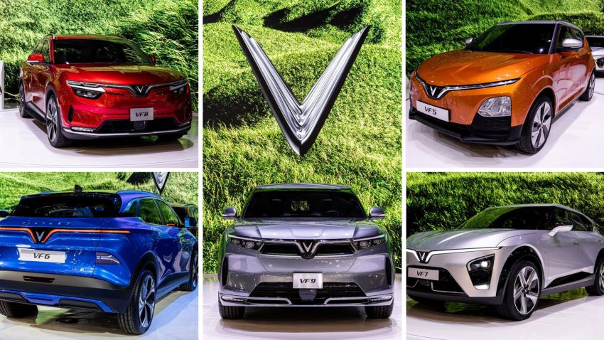 5 mẫu xe điện mới nhất của thương hiệu VinFast