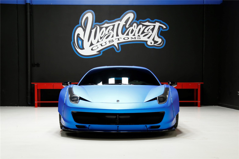 Chiếc Ferrari 458 Italia được độ lại với màu sơn mới của Justin Bieber