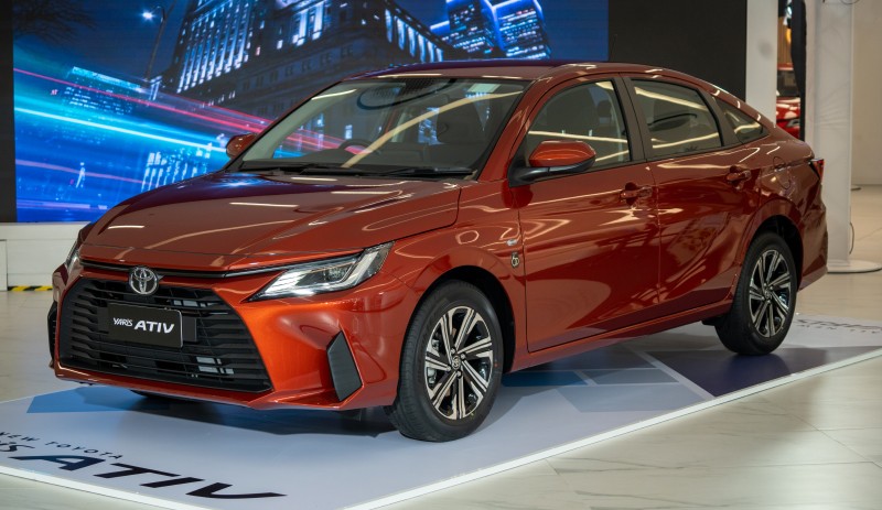 Toyota Ativ 2023 - tên gọi khác của dòng xe Vios tại Thái Lan.