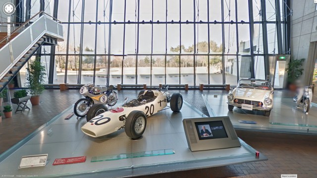 Góc trang trọng tại Bảo tàng Đường đua Fuji của Toyota dành cho Soichiro Honda