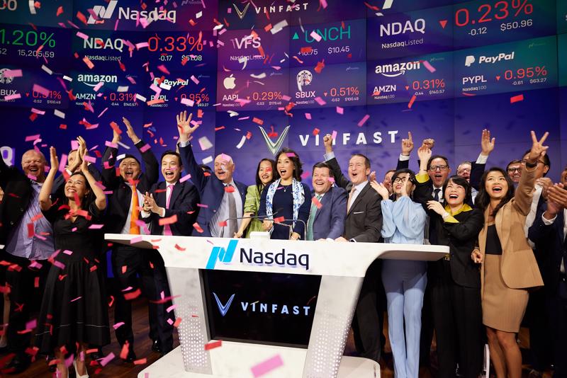 Cổ phiếu VinFast niêm yết trên sàn Nasdaq