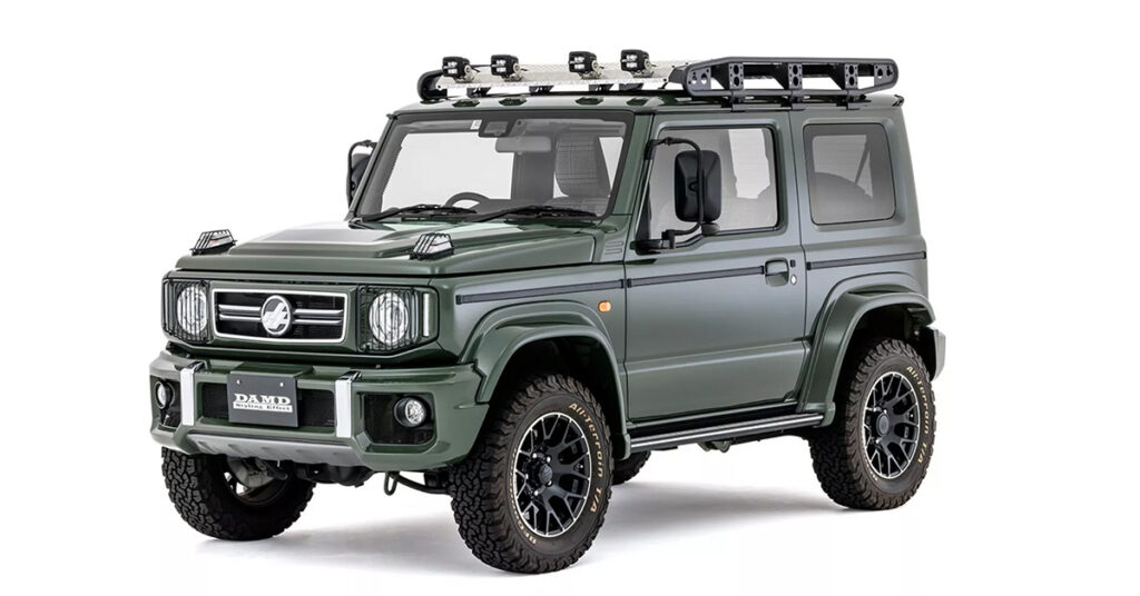Suzuki Jimny trở thành “tiểu G63” đích thực khi qua tay hãng độ DAMD: SUV địa hình nhỏ nhắn và sang trọng chẳng khác gì Mercedes G-Class