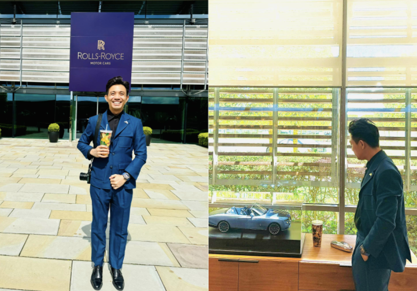 Minh Nhựa tại đại bản doanh của Rolls-Royce tại London, Anh