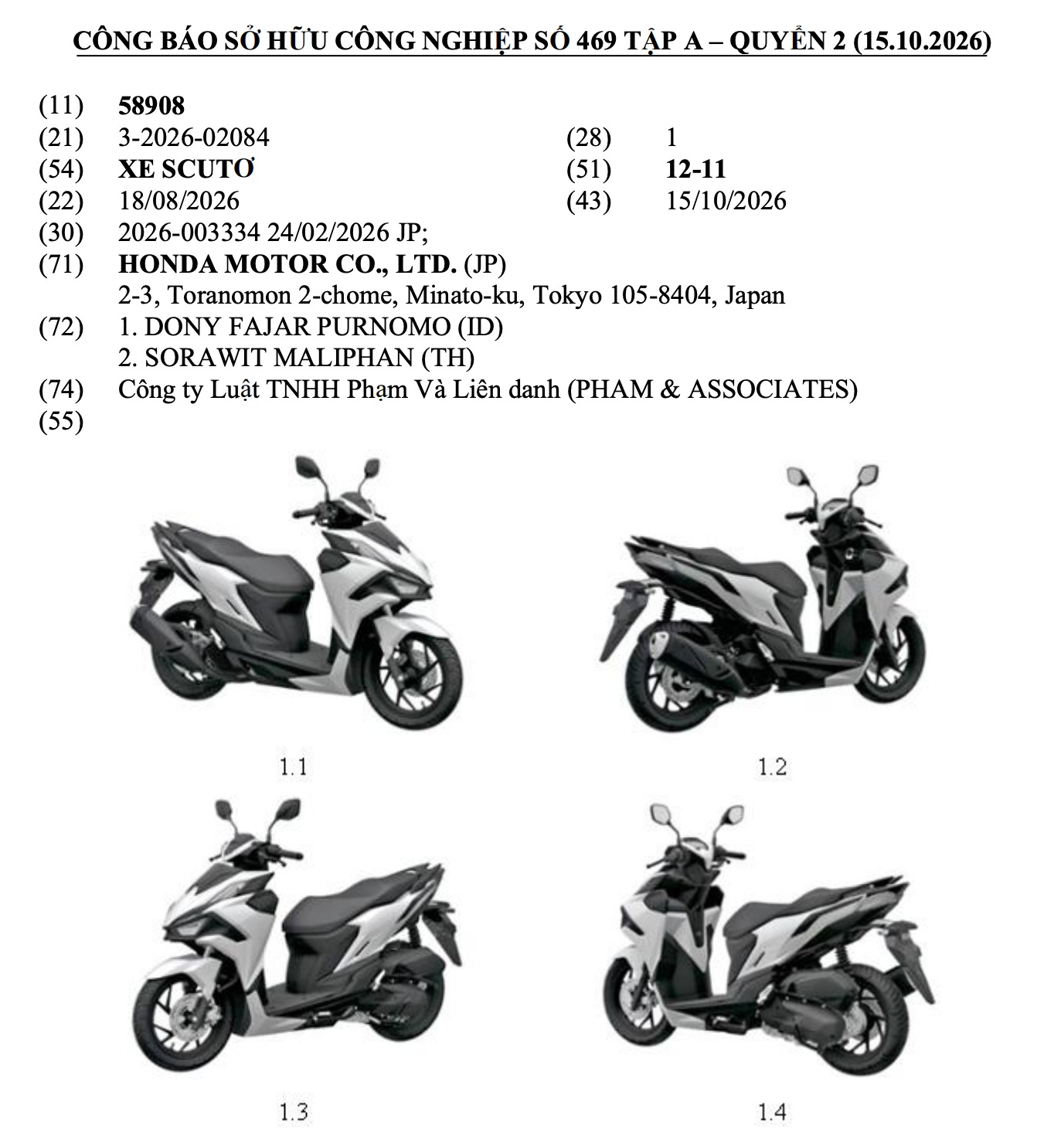 Honda Vario Evo 160 2026