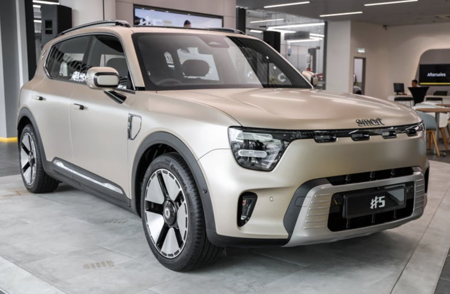 Smart #5 2026 trình làng: SUV điện 637 mã lực, thách thức Honda CR-V