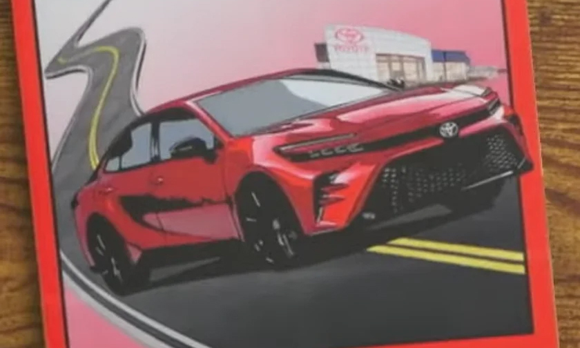 Ảnh mẫu xe từng xuất hiện trong video của Toyota và đã được gỡ bỏ