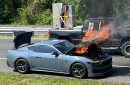 Ford Mustang 2024 bất ngờ bốc cháy sau sự cố kẹt chân ga
