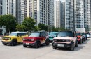 Hàng trăm xe VinFast VF 3 khoe sắc 'đốt cháy' bầu không khí 3 miền