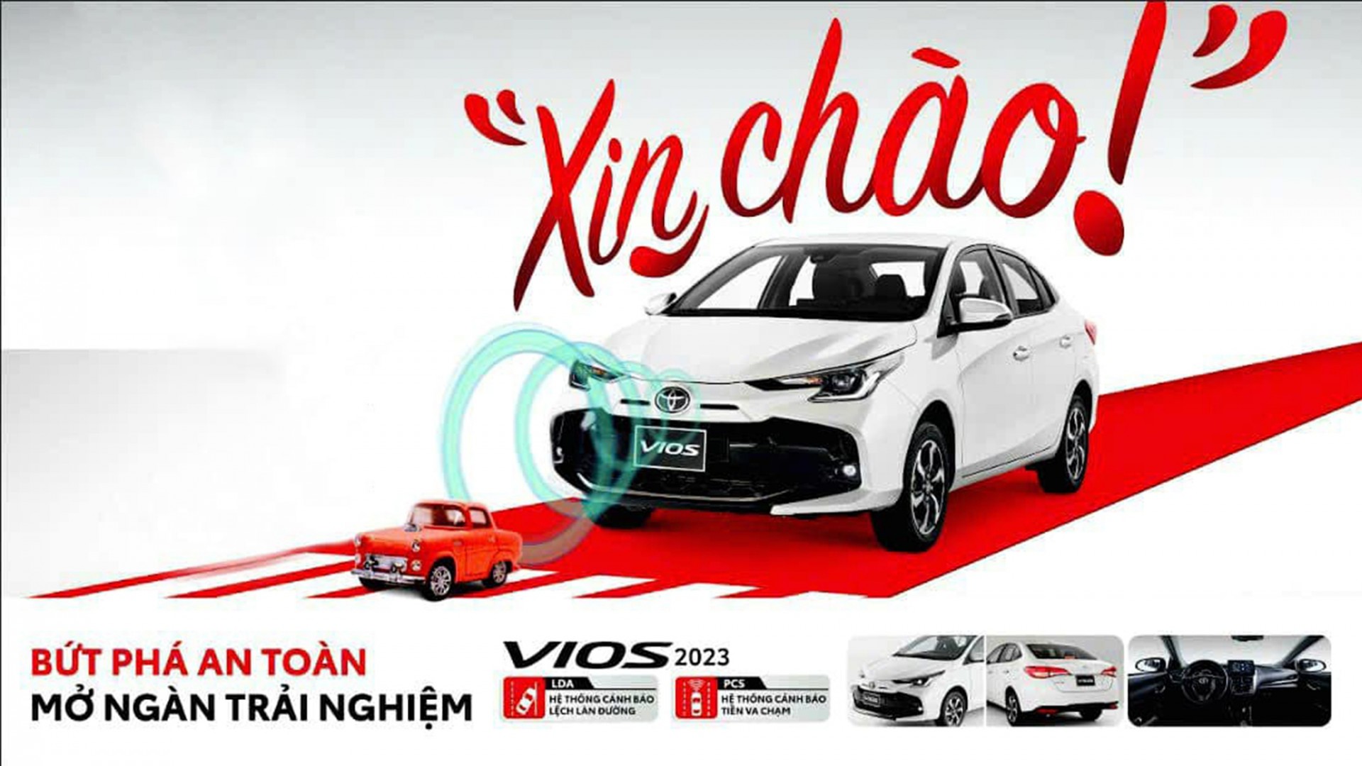 Hình ảnh chính thức đầu tiên về Toyota Vios 2023 tại Việt Nam
