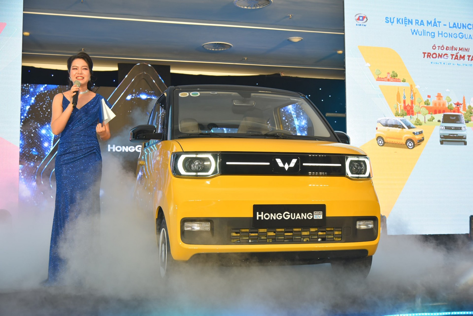 Wuling Hongguang Mini EV tại lễ ra mắt