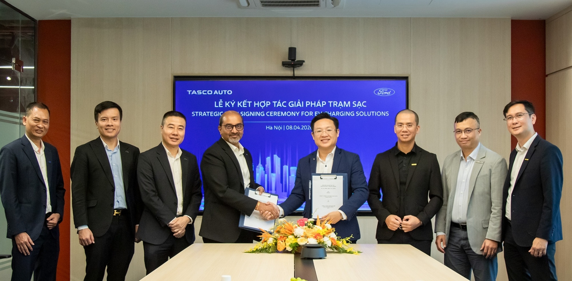 Liên minh Tasco Auto – Ford Việt Nam thúc đẩy hạ tầng 89 trạm sạc năm 2026