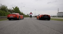 Video: Tesla Model 3 đua drag cùng Lamborghini Huracan Evo với Ferrari Portofino và cái kết siêu bất ngờ