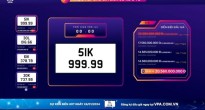 Siêu biển VIP 51K-999.99 trúng đấu giá hơn 20 tỷ đồng