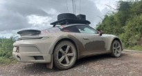 Hành trình vượt khổ của Porsche 911 Dakar đến từ Hải Phòng vượt địa hình 'lội bùn' 96km tại Lào