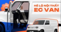 Lộ diện nội thất VinFast EC Van: Hai màn hình hiện đại, kính quay tay hoài cổ, gợi nhớ VF 3
