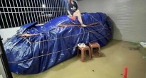 Chủ xe bỏ ra 500.000 đồng để cứu ô tô tiền tỷ khỏi cảnh ngập nước ngang hông