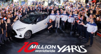 Toyota Yaris cán mốc 10 triệu xe xuất xưởng sau 25 năm trình làng