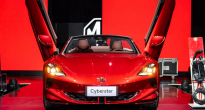 Xe thể thao MG Cyberster chính thức lộ diện tại Việt Nam với cửa cắt kéo giống Lamborghini