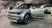 'Đàn em' Toyota Hilux trình làng với thiết kế tương lai, trang bị động cơ điện
