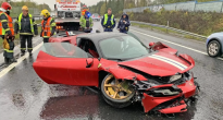 Siêu xe Ferrari gặp tai nạn tới biến dạng, chủ sở hữu được bồi thường hơn 14 tỷ đồng