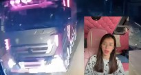 Bị xe ngược chiều nháy đèn, nữ TikToker dừng xe tải giữa đường 'tranh luận' và cái kết
