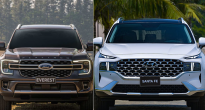 Nên mua Ford Everest hay Hyundai SantaFe trong tầm giá 1,2 tỷ?