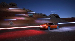Porsche Panamera thế hệ mới đẹp huyền ảo nhờ kỹ thuật vẽ tranh với thiết bị bay không người lái