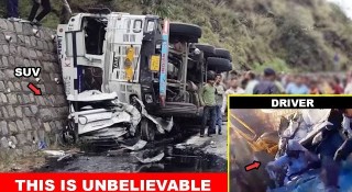 Tài xế Hyundai Creta sống sót thần kỳ sau khi bị xe tải đè nát