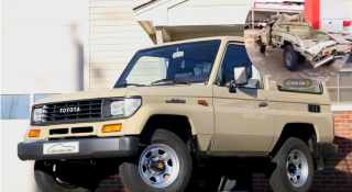 Toyota Land Cruiser chứng minh 'độ bền' khi di chuyển với ngoại hình không còn nguyên vẹn
