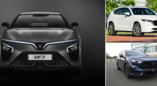 So sánh thông số VinFast VF 7 với Honda CR-V, Mazda CX-5
