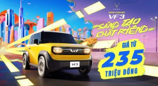 Xe điện cỡ nhỏ VinFast VF3 chốt giá bán, mức khởi điểm chỉ từ 235 triệu đồng