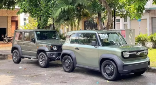 VinFast VF3 khoe dáng cùng 'tiểu G63' Jimny dù khác biệt phân khúc