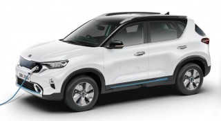 Kia Sonet phiên bản chạy điện bất ngờ lộ diện trên đường chạy thử