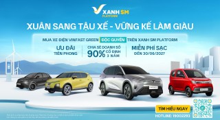 GSM bắt đầu nhận đặt cọc 4 dòng xe VinFast Green từ ngày 17/03/2025