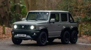 Chiêm ngưỡng SUV địa hình 'tí hon' Suzuki Jimny trong bản độ 6 bánh độc nhất vô nhị