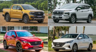 Doanh số giảm rõ rệt trong TOP 10 xe chạy xăng bán chạy nhất tháng 2