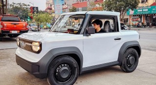 Xôn xao bé hạt tiêu VinFast VF3 độ bán tải khuấy đảo cộng đồng mạng