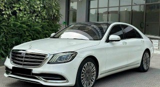 Lăn bánh 40.000 km, độ mâm Maybach, Mercedes S450L 2019 rao bán hấp dẫn trên sàn xe cũ